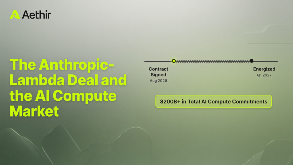 The Anthropic-Lambda Deal and the AI Compute Market