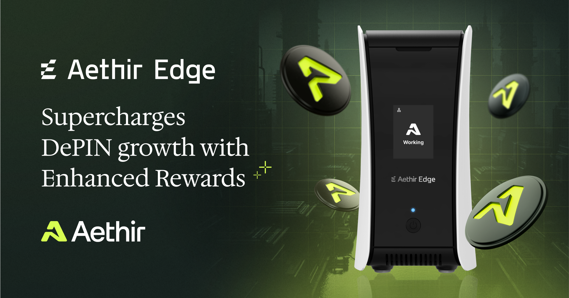 Aethir Edge Supercharges DePIN Growth with Enhanced Rewards